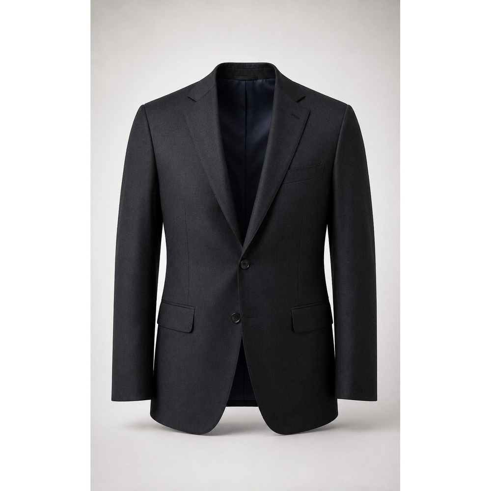 Suitsupply Napoli Mens 40R VBC Super 110s Wool Charcoal Gray Blazer Suit Jacket